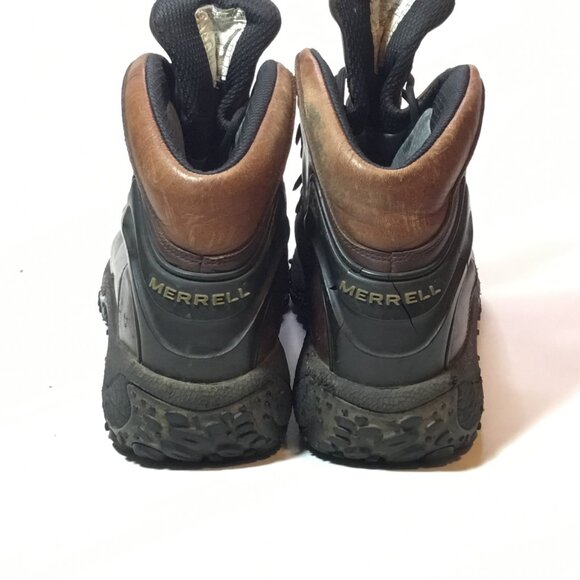 Merrell Women's Chameleon Dark Brown GoreTex Vibram Hiking Boots Size 9 - Picture 3 of 12